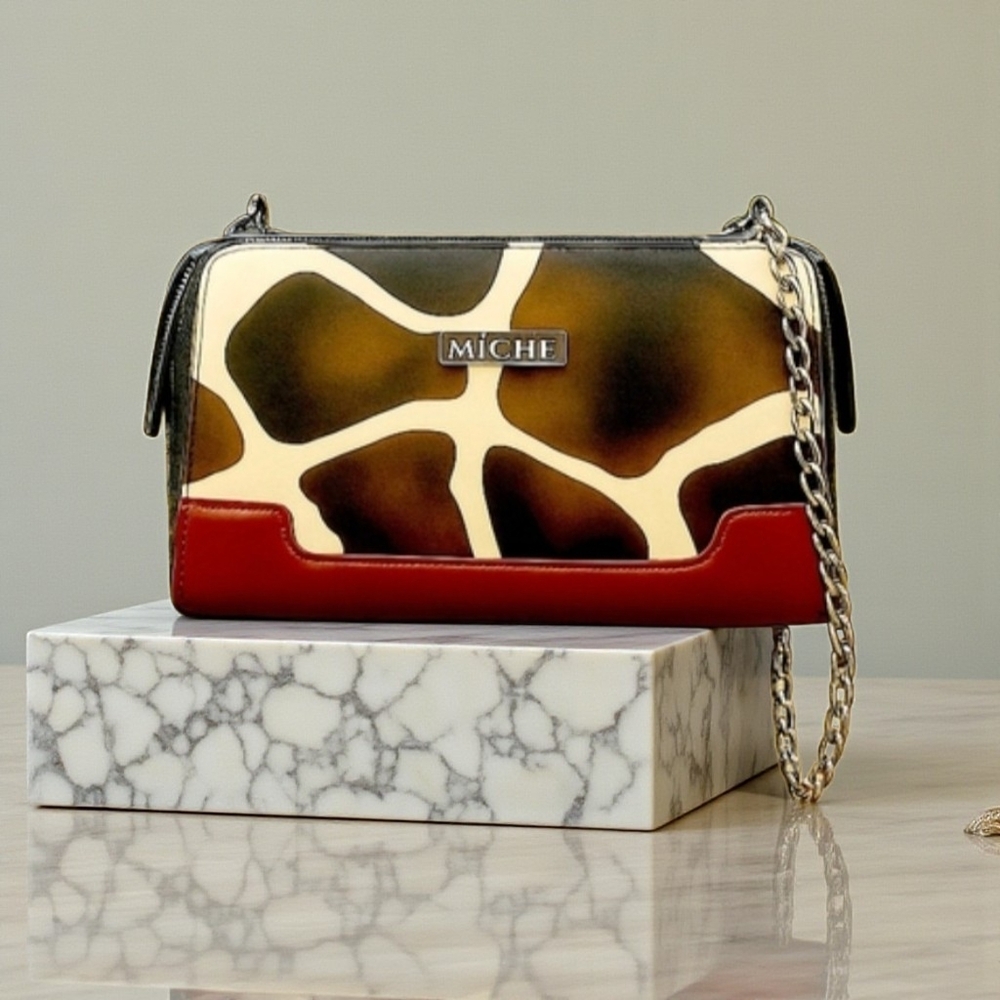 MICHE PETITE BASE BAG MINI WITH GIRAFFE SHELL